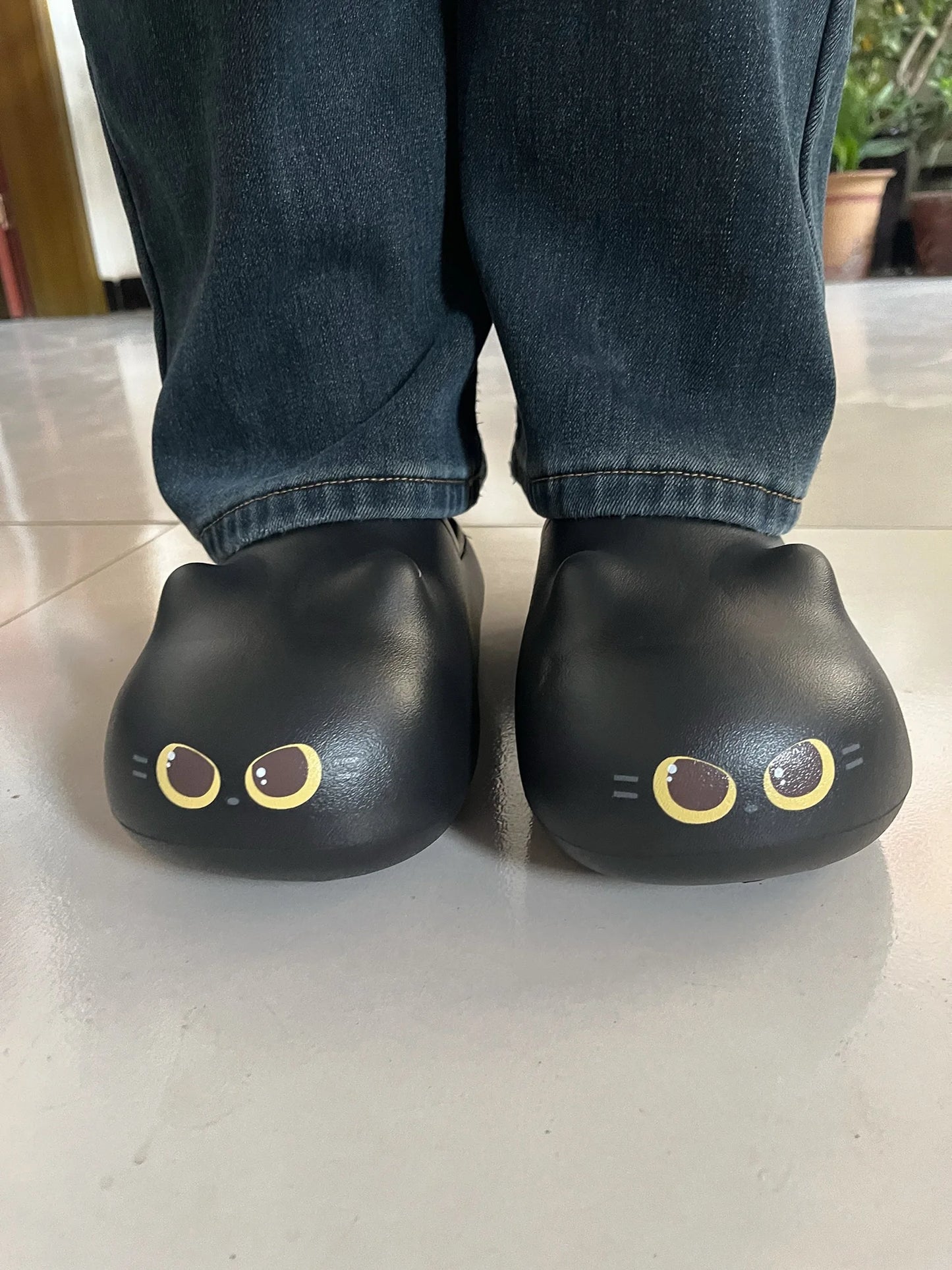 Cozy Thermal Waterproof Cat Slippers