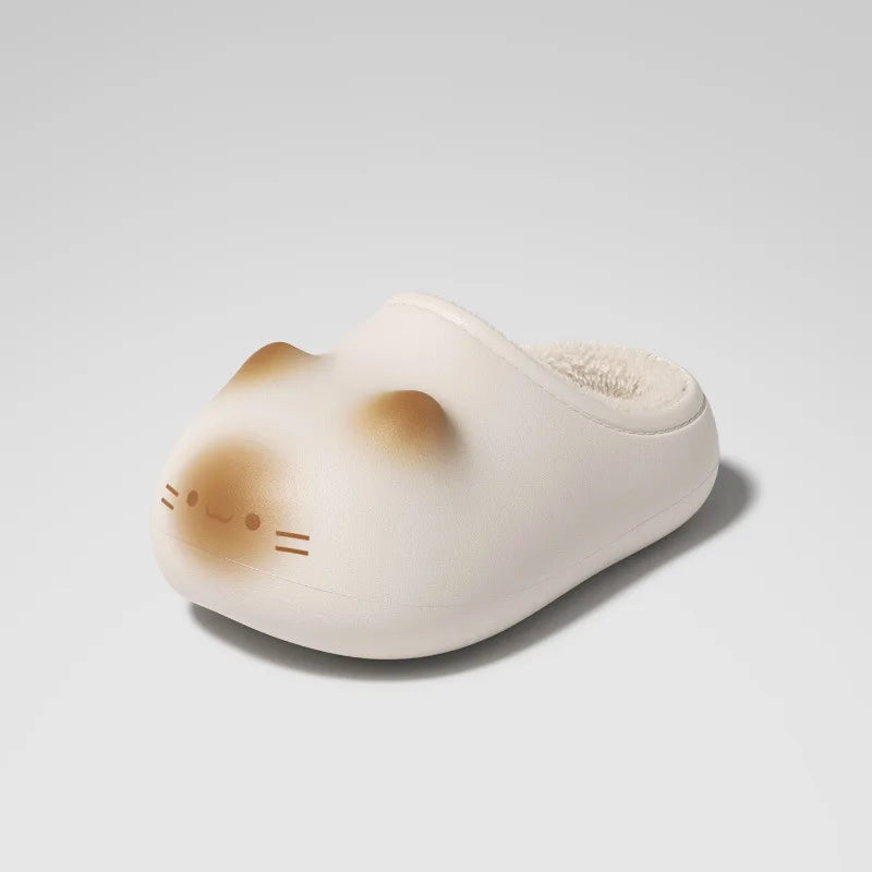 Cozy Thermal Waterproof Cat Slippers